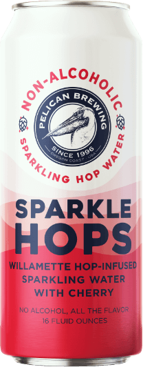 WILLAMETTE hop-infused sparkling water with cherry