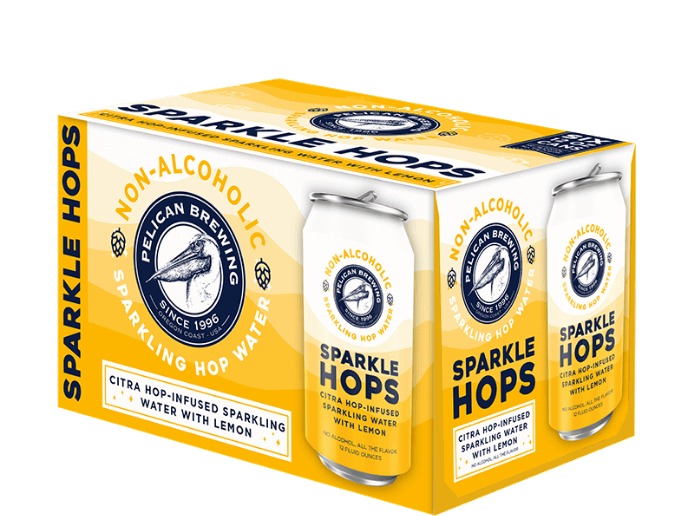 Citra Hop-infused Sparkling Water With Lemon